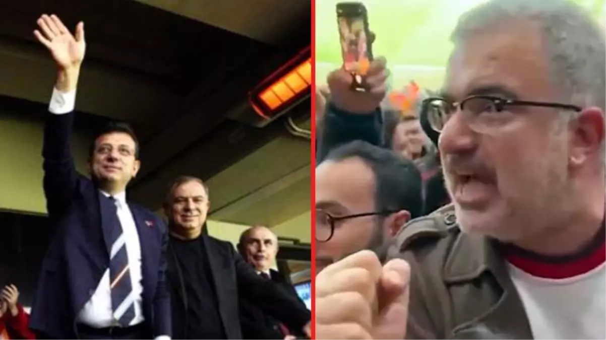 İBB Başkanı İmamoğlu'na NEF Stadyumu'nda yoğun ilgi! Taraftarlar 'Sen o'sun' diye bağırdı