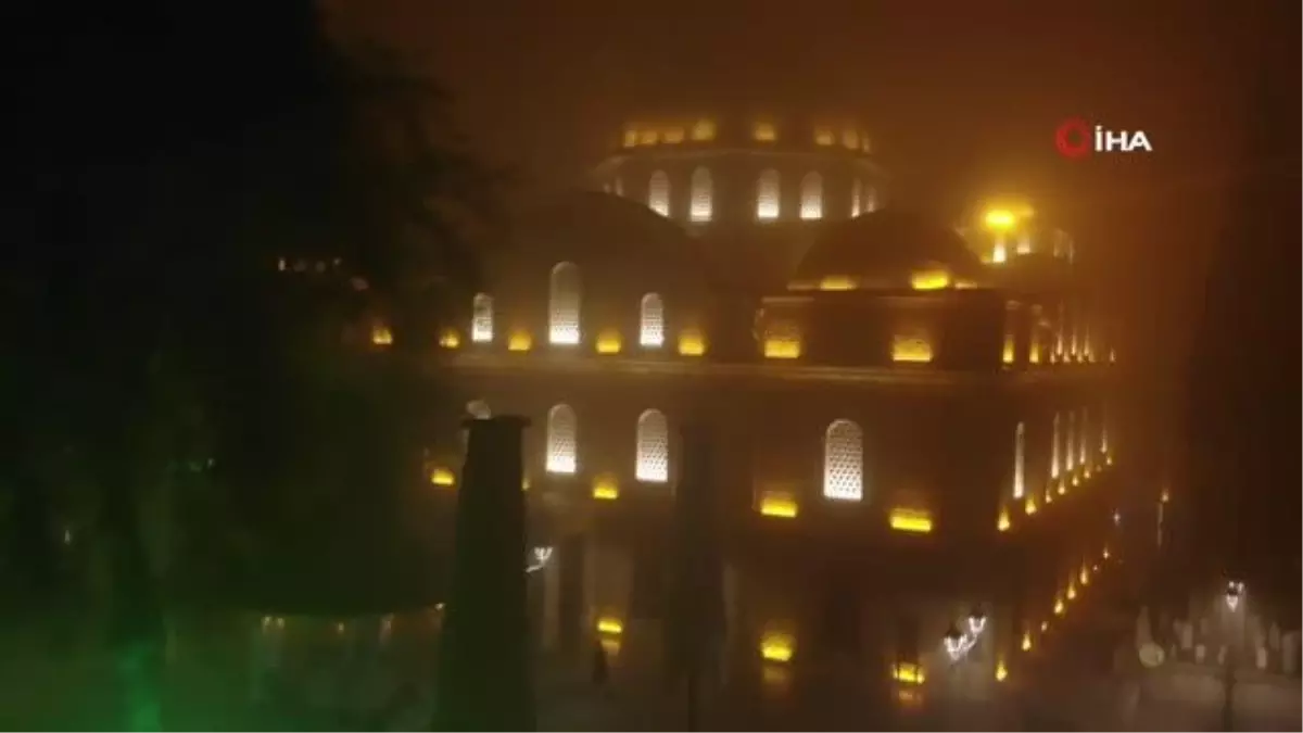 Balıkesir'de kartpostallık sis manzarası