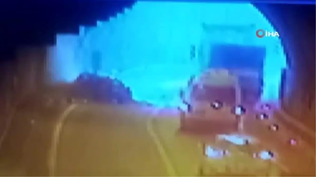 Bir kişinin öldüğü kazanın güvenlik kamerası görüntüleri ortaya çıktı