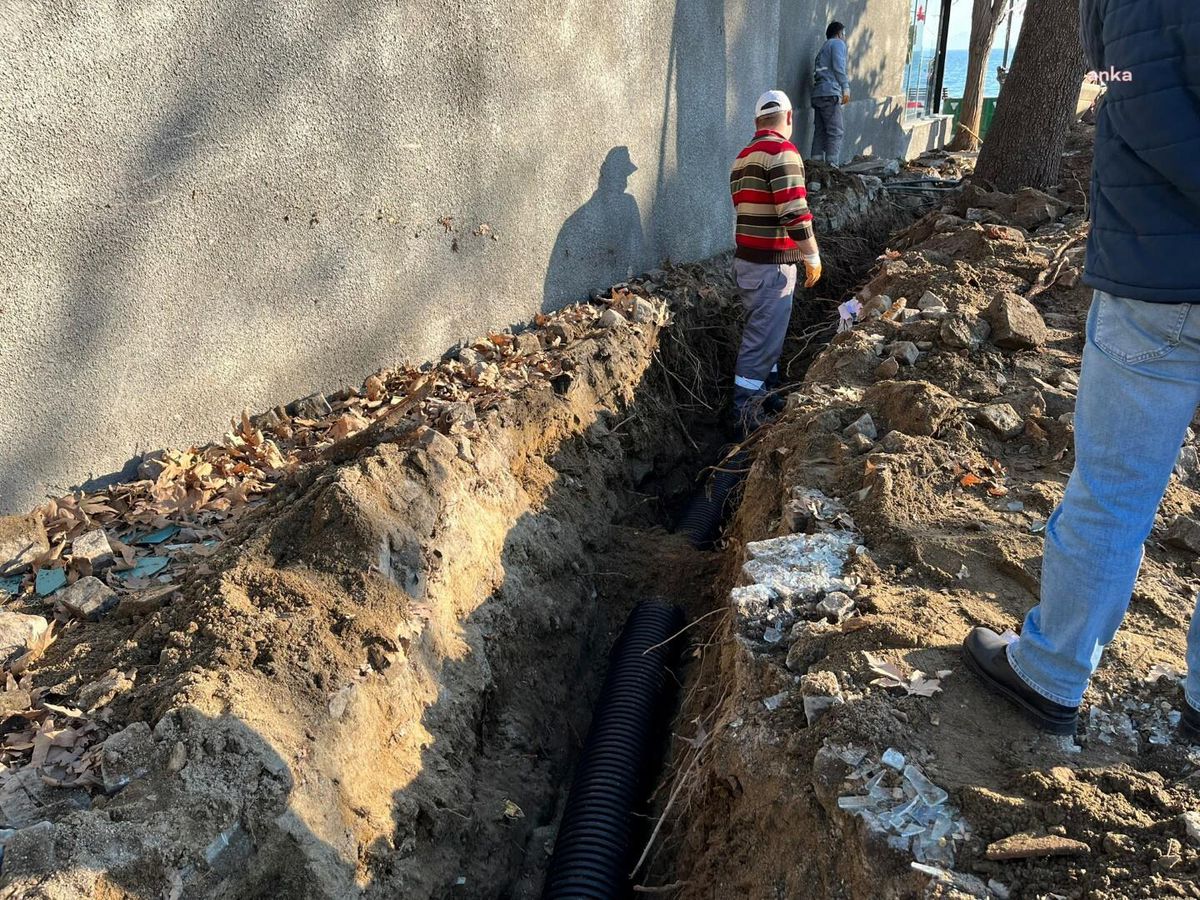 Edremit Belediyesi, Güre\'de Altyapı Çalışmalarına Devam Ediyor