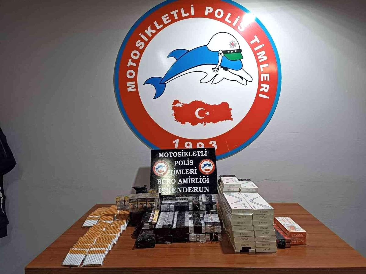 İskenderun\'da kaçak sigara operasyonu