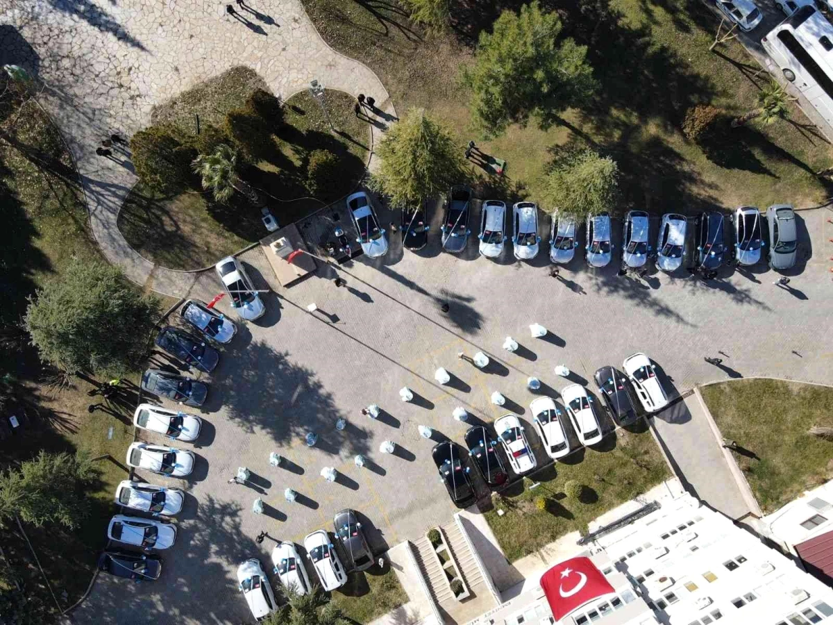 Muğla emniyetinin yeni araçları tanıtıldı