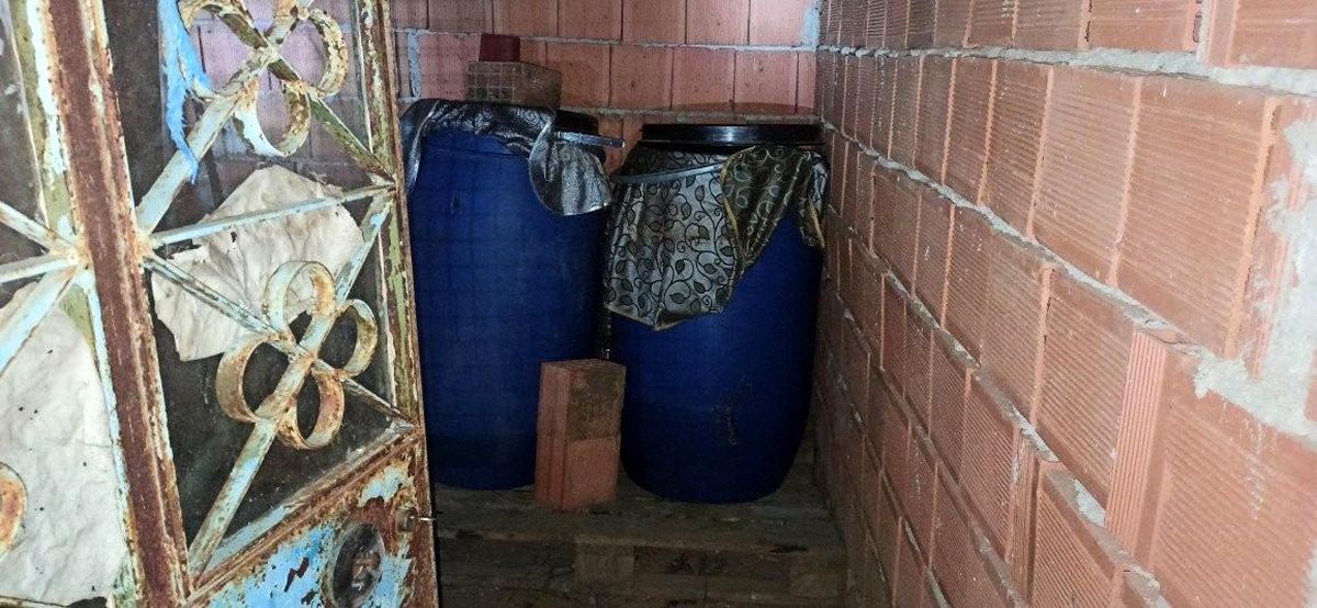 Nazilli\'de 200 litre kaçak alkol ele geçirildi