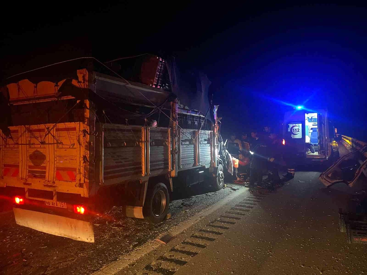 Osmaniye\'de kamyonet tıra arkadan çarptı: 2 ölü
