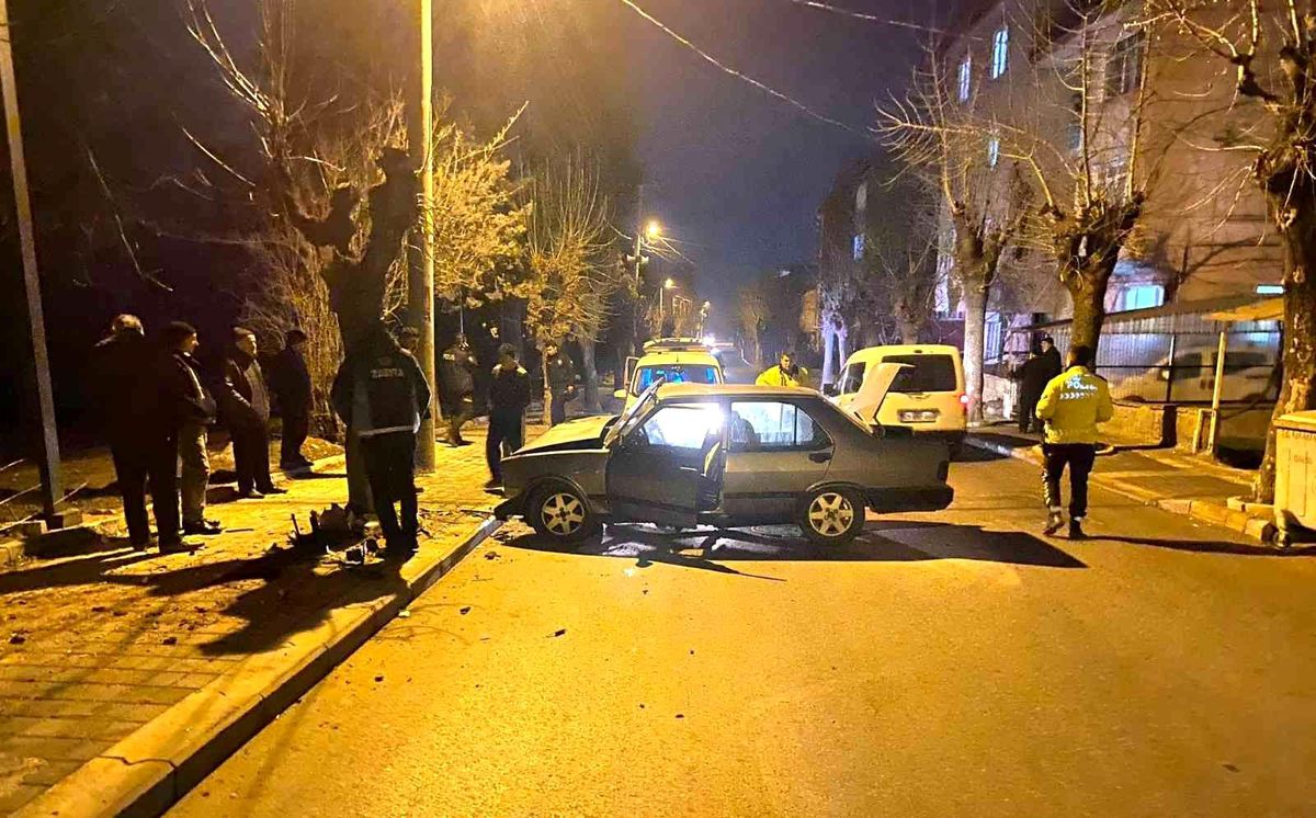Otomobil ağaca çarptı: 2 yaralı