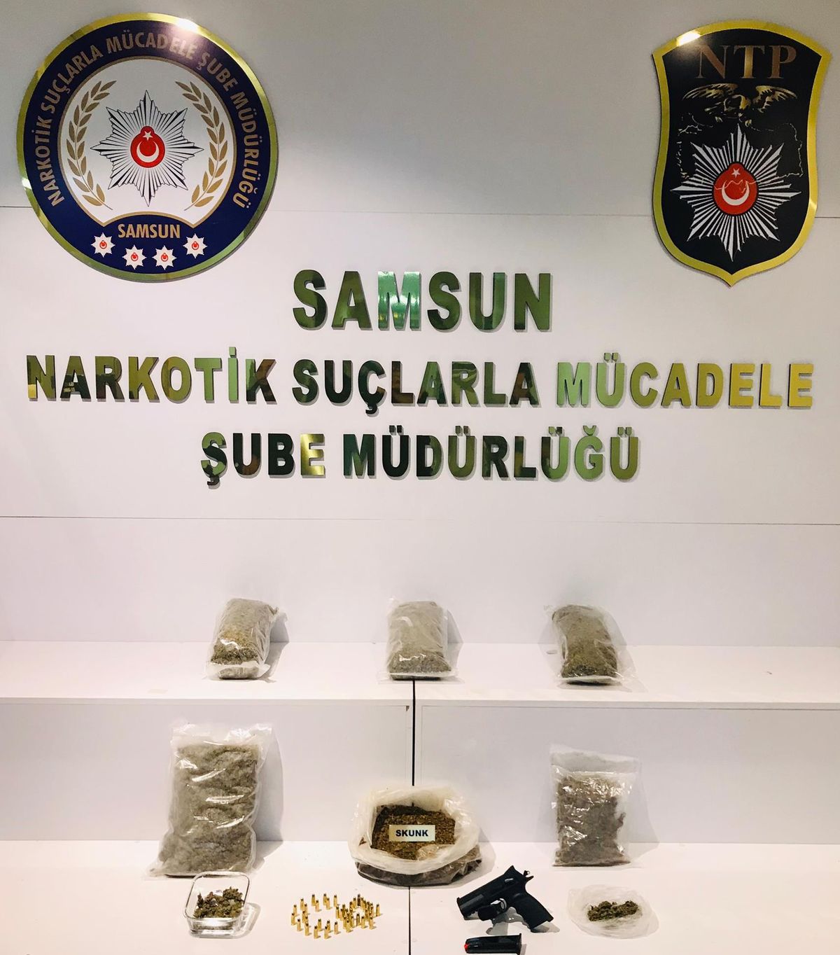 Samsun\'da 2 kilo 589 gram sentetik uyuşturucu ele geçirildi