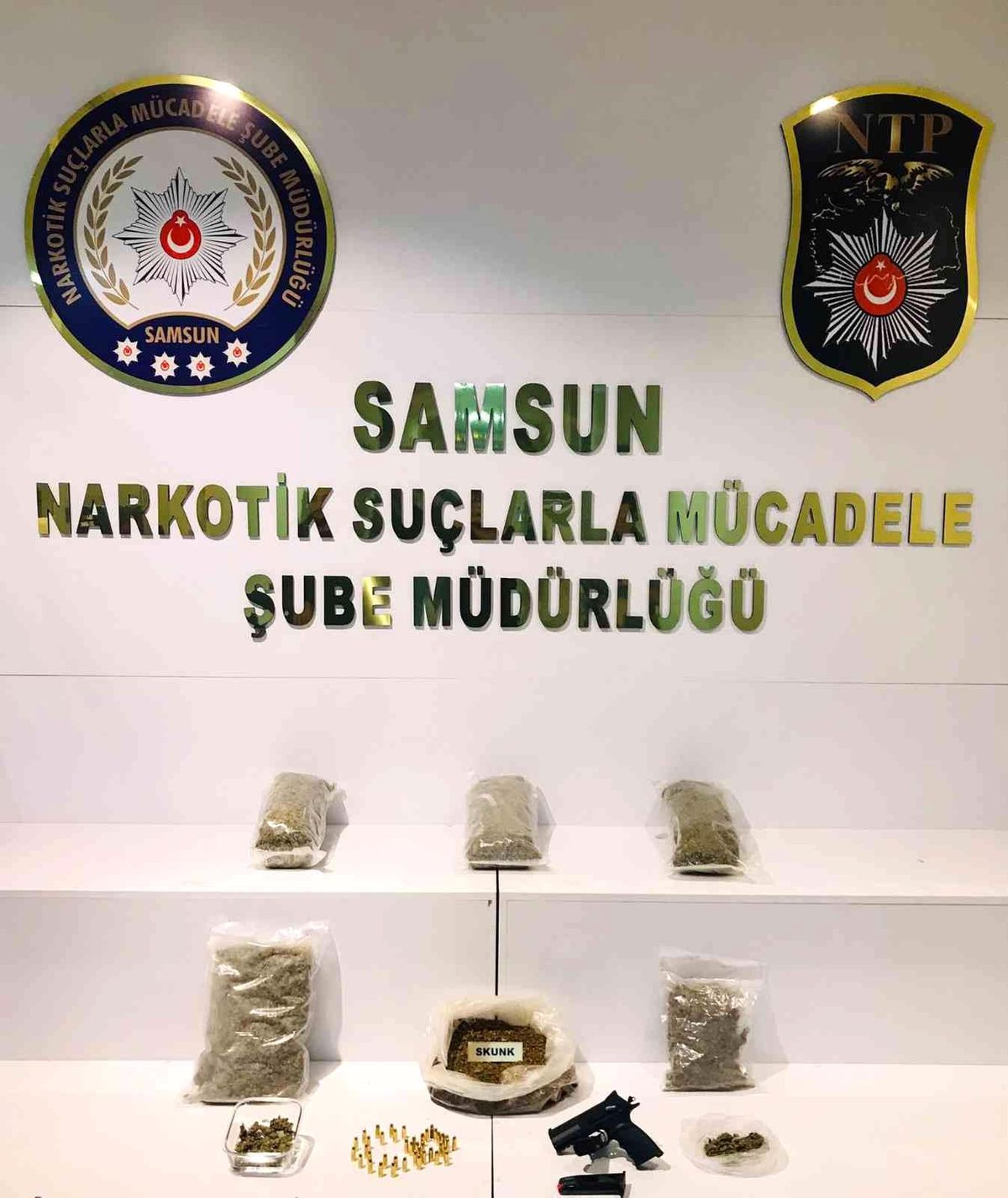 Samsun\'da 2 kilo 589 gram uyuşturucu ele geçirildi: 1 gözaltı