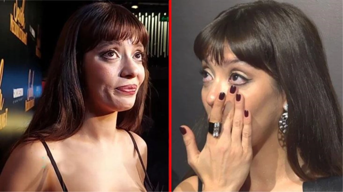 Oyuncu Selin Şekerci, başrol oynadığı Sevda Mecburi İstikamet filminin galasında gözyaşlarına hakim olamadı