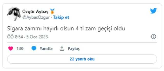 Tiryakilere yeni yılda kötü haber! Sigaraya zam geldi, işte yeni fiyatlar Tiryakilere yeni yılda kötü haber! Sigaraya zam geldi, işte yeni fiyatlar