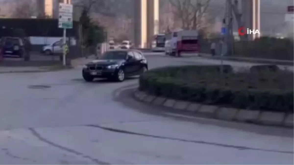Beykoz\'da kavşakta drift atan sürücüye 22 bin 13 TL ceza