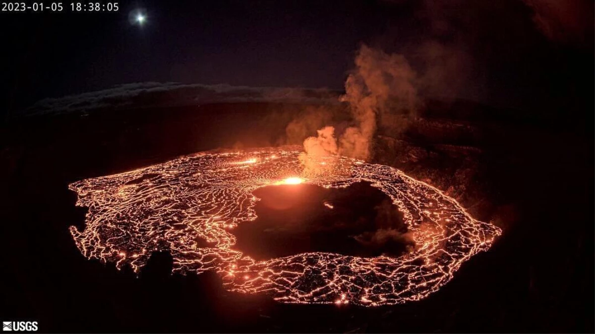 Hawaii\'deki Kilauea Yanardağı\'nda patlama