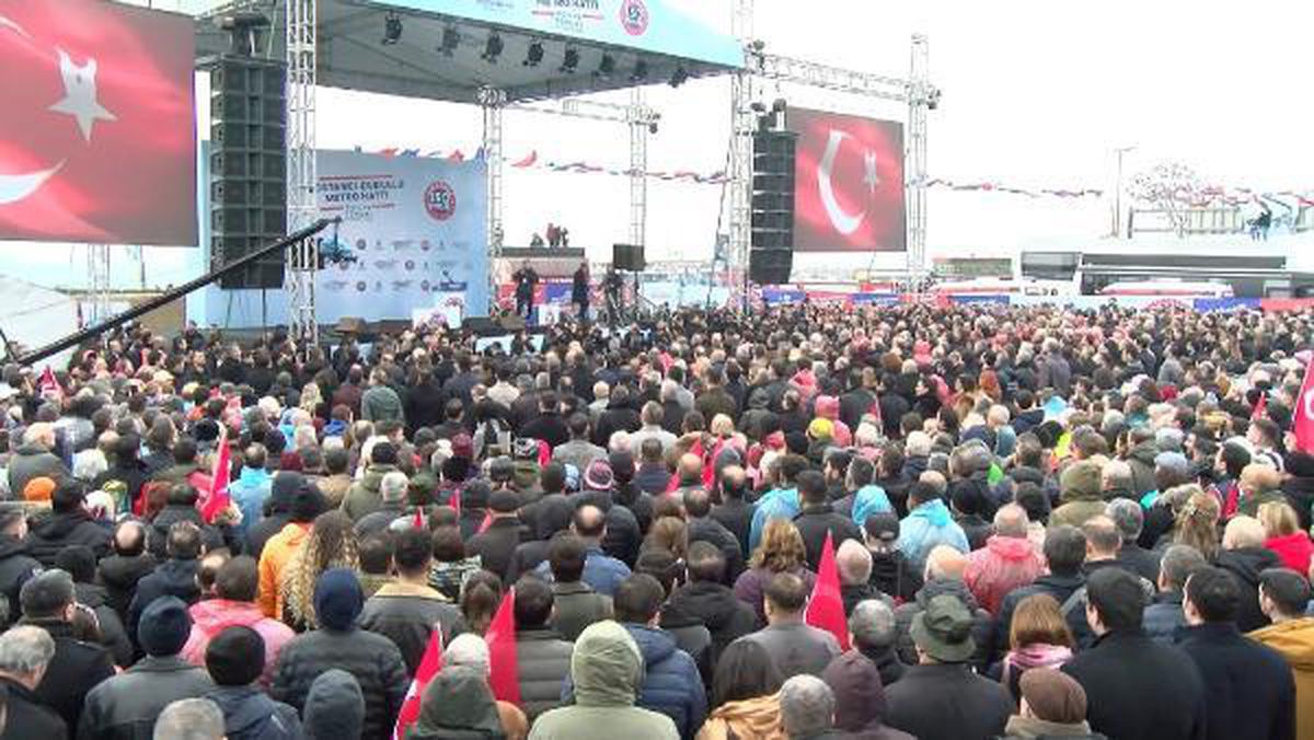 Kılıçdaroğlu, Akşener ve Davutoğlu İstanbul\'da metro hattı açılışına katıldı