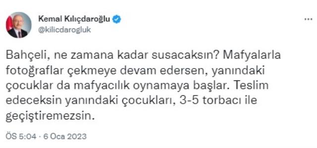 Kılıçdaroğlu, Sinan Ateş cinayetiyle ilgili Bahçeli'yi hedef aldı: Teslim edeceksin yanındaki çocukları