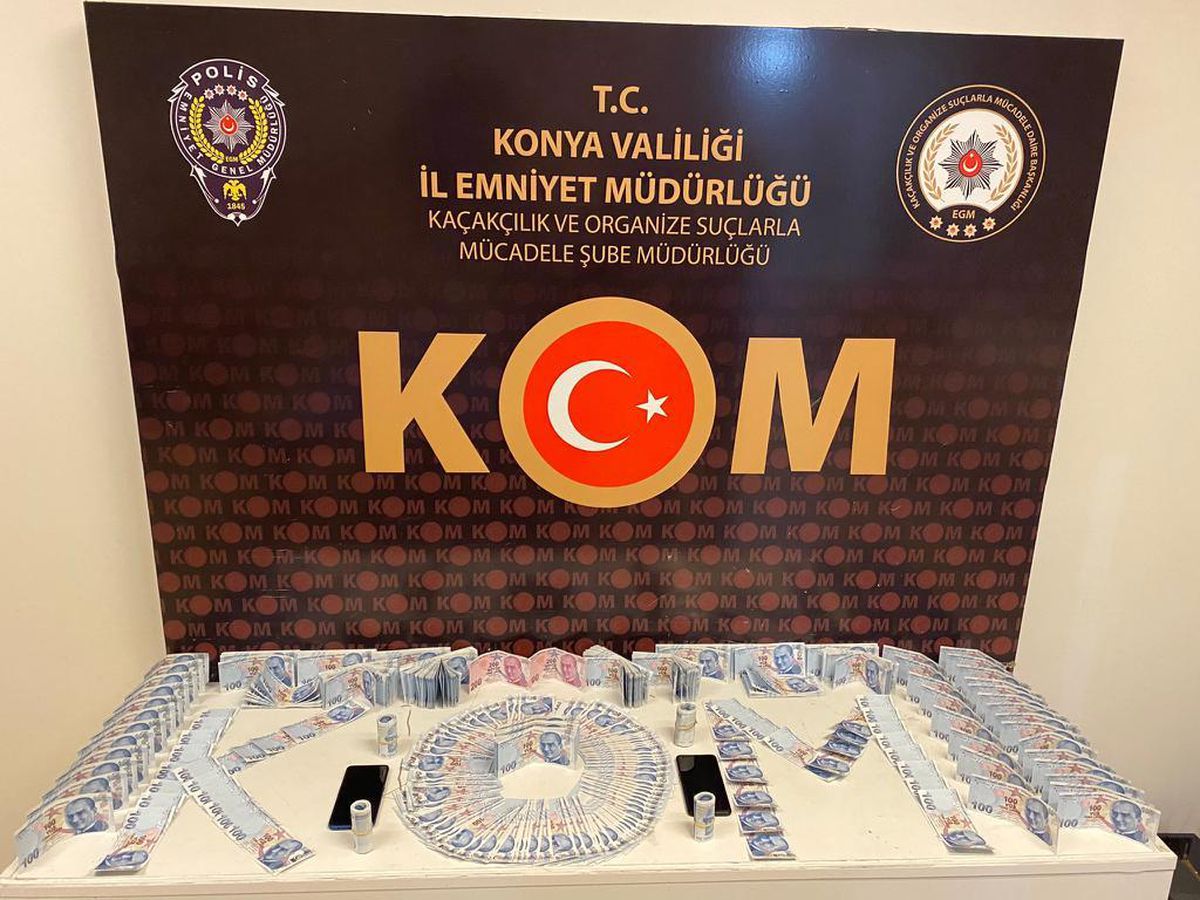 Konya\'da sahte para operasyonunda 2 zanlı tutuklandı