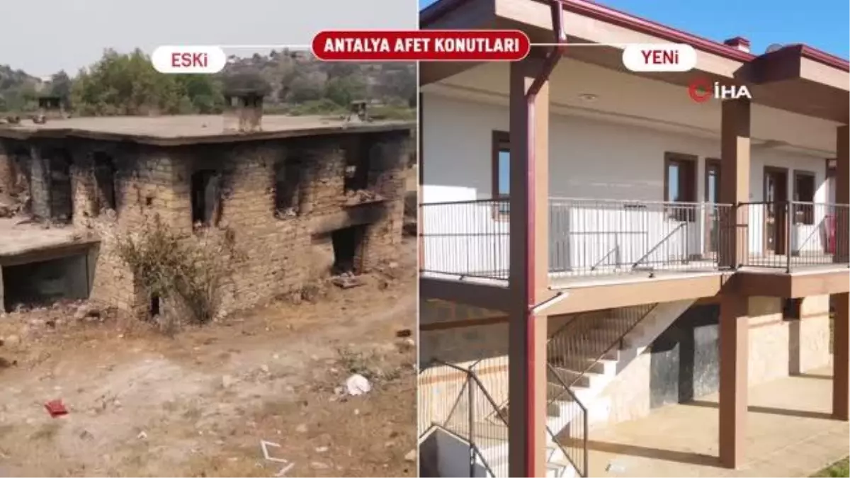 Tarihi Manavgat yangını sonrası yapılan 427 konutun anahtarları sahiplerine teslim ediliyor