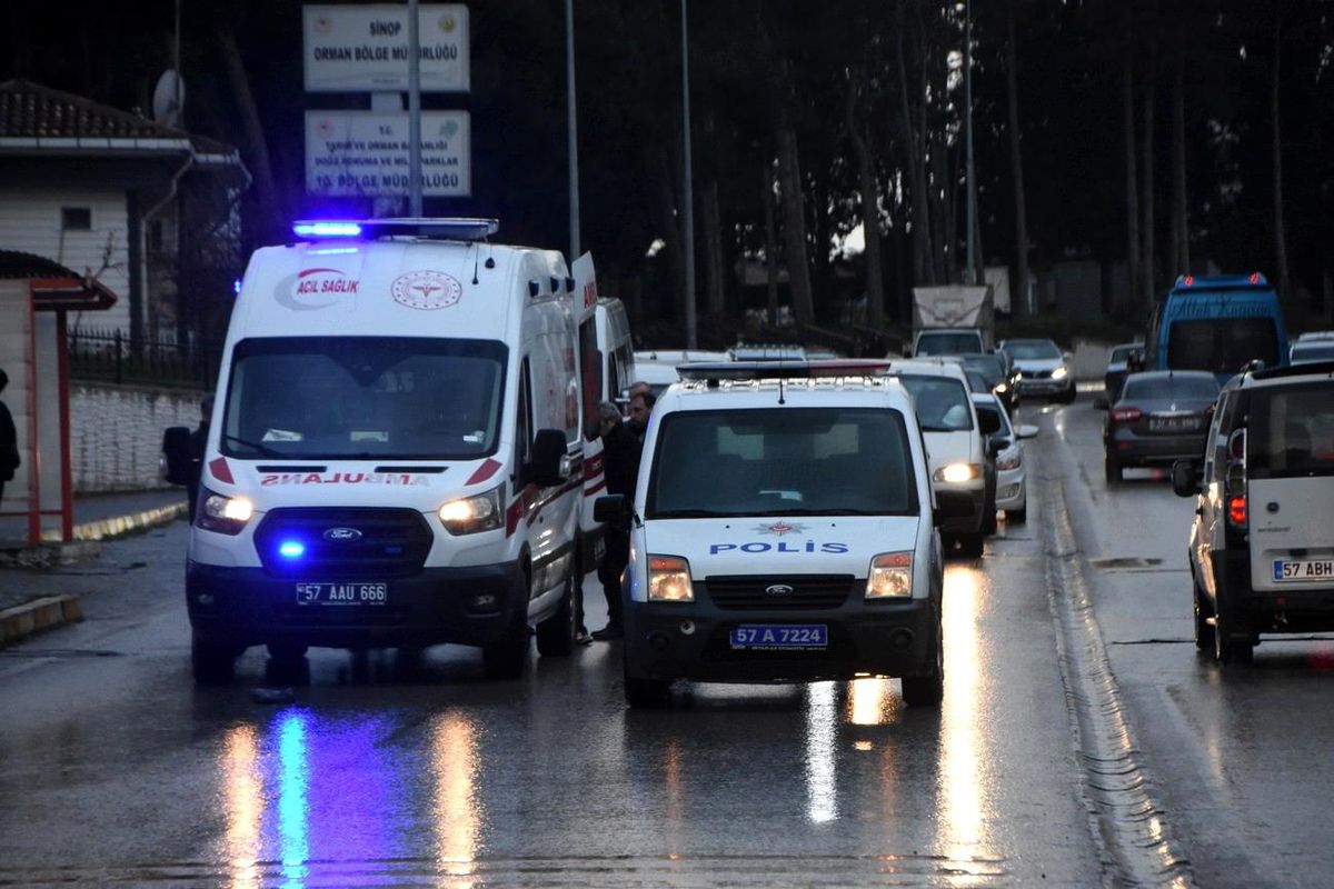 Sinop\'ta trafik kazası: 1 yaralı