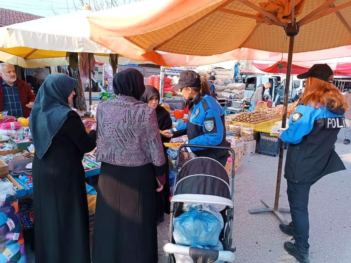 TDP ekipleri vatandaşları suç olaylarına karşı bilgilendiriyor