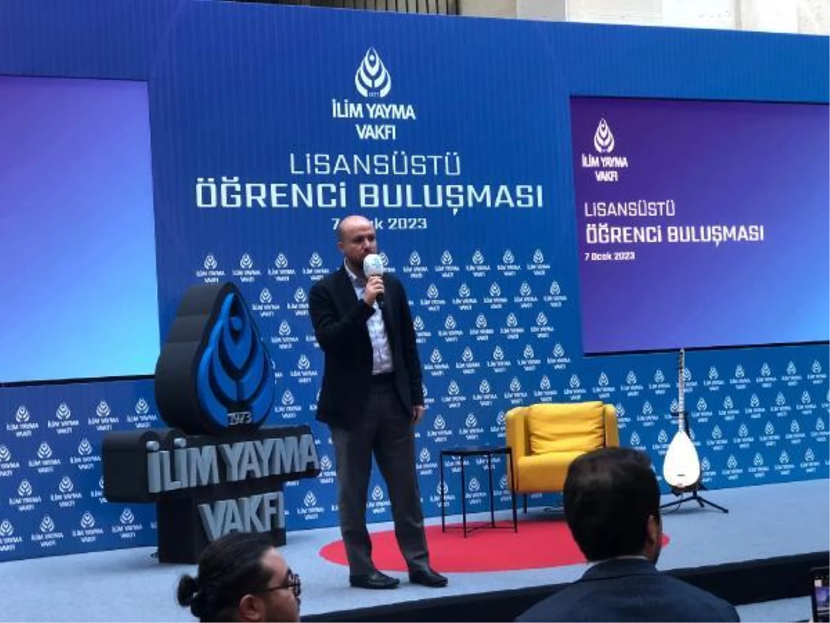 Bilal Erdoğan \'Lisansüstü Öğrenci Buluşması\'nda konuştu