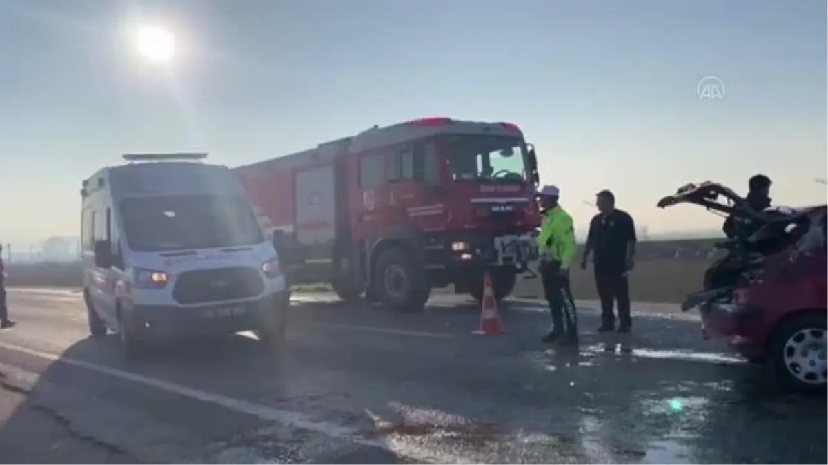 İki otomobilin çarpıştığı kazada 4 kişi yaralandı