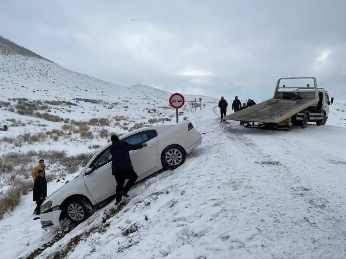 Muş'un yükseklerinde yoğun kar yağışı