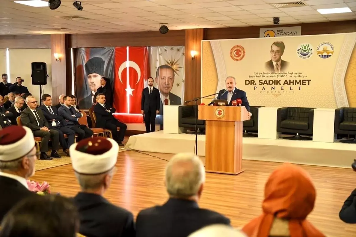 TBMM Başkanı Şentop, Edirne\'de Dr. Sadık Ahmet Paneli\'nde konuştu Açıklaması