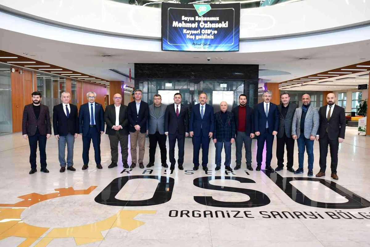 AK Parti Genel Başkan Yardımcısı Özhaseki, Kayseri OSB\'yi ziyaret etti