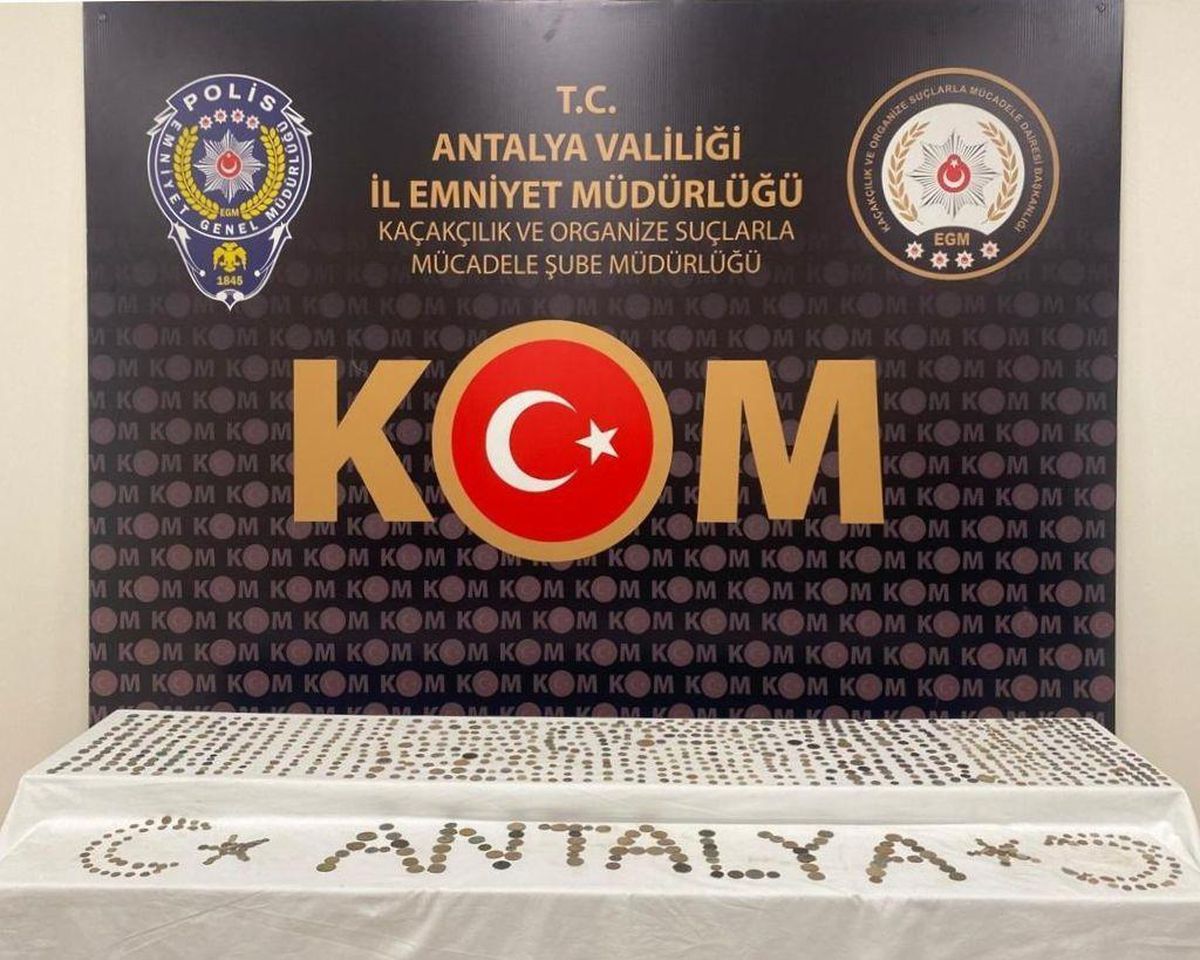 Antalya\'da tarihi eser operasyonunda bir şüpheli yakalandı