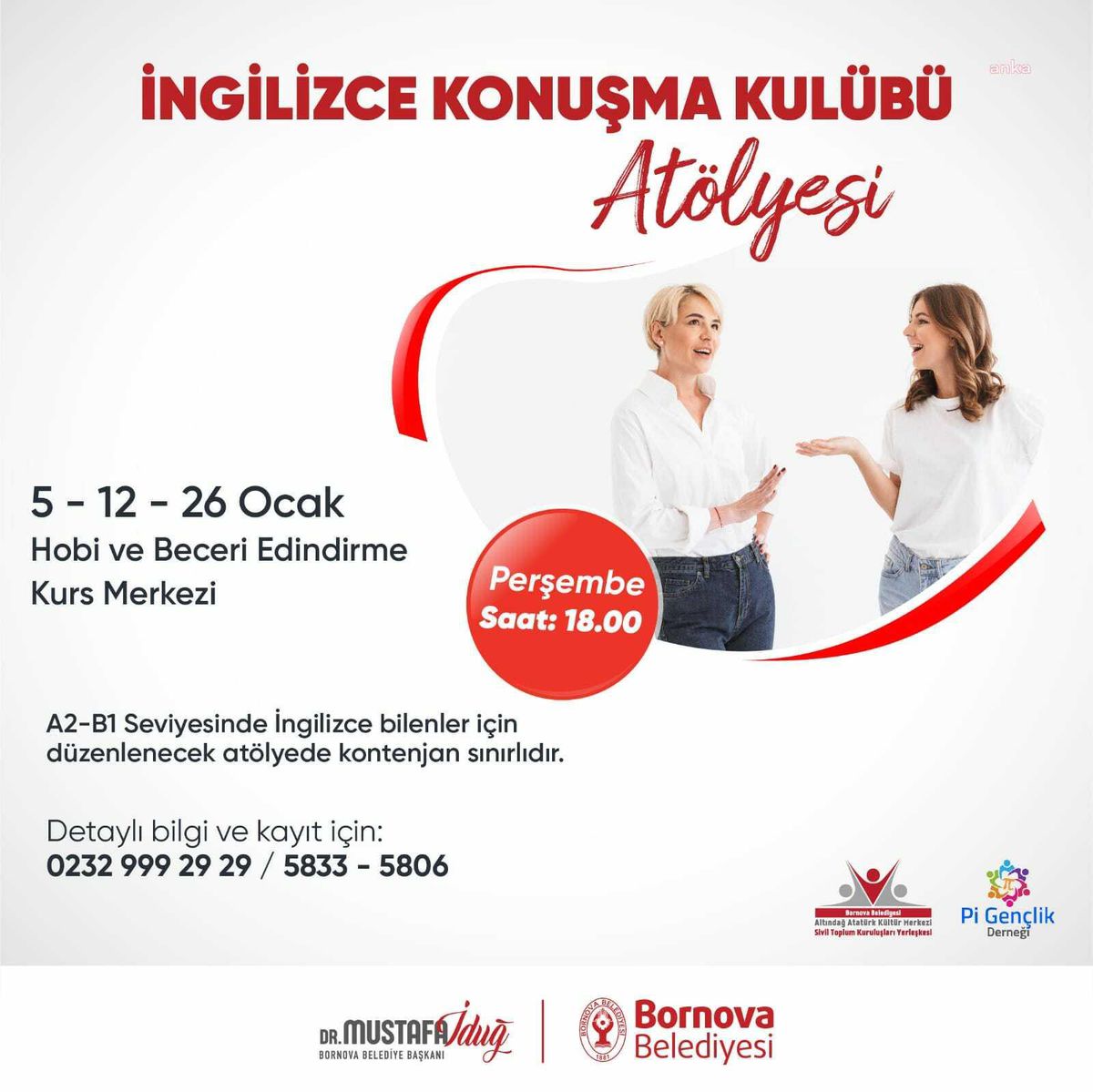 Bornova Belediyesi, Atölyeler Düzenlemeye Devam Ediyor
