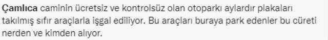 Çamlıca Camii otoparkında çok sayıda sıfır araç görüntülendi! Herkes aynı soru