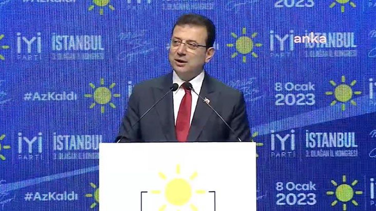 4 yıl önce adaylığını açıkladığı salonda! İmamoğlu'ndan İYİ Parti kongresine damga vuran sözler