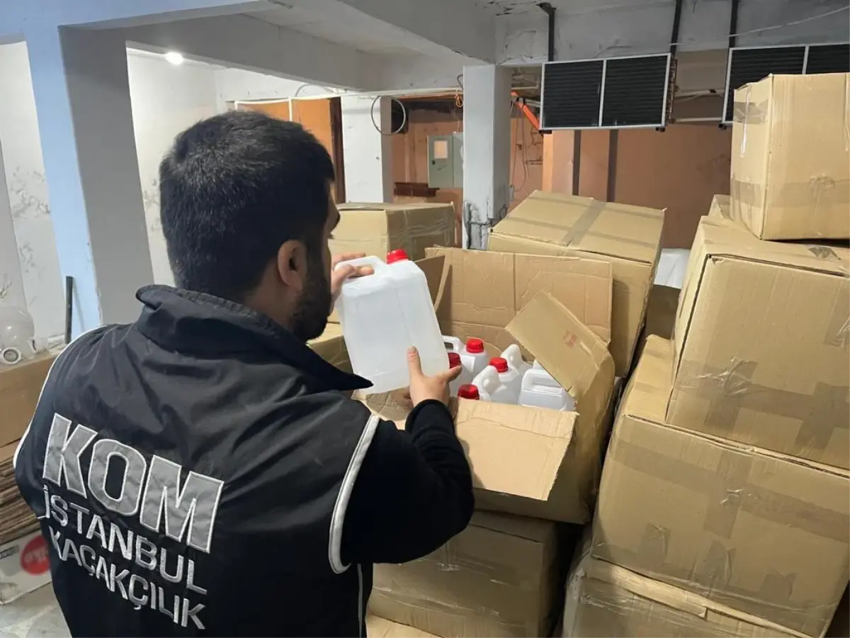 2022\'DEKİ OPERASYONLARDA 126 TON SAHTE İÇKİ ELE GEÇİRİLDİ