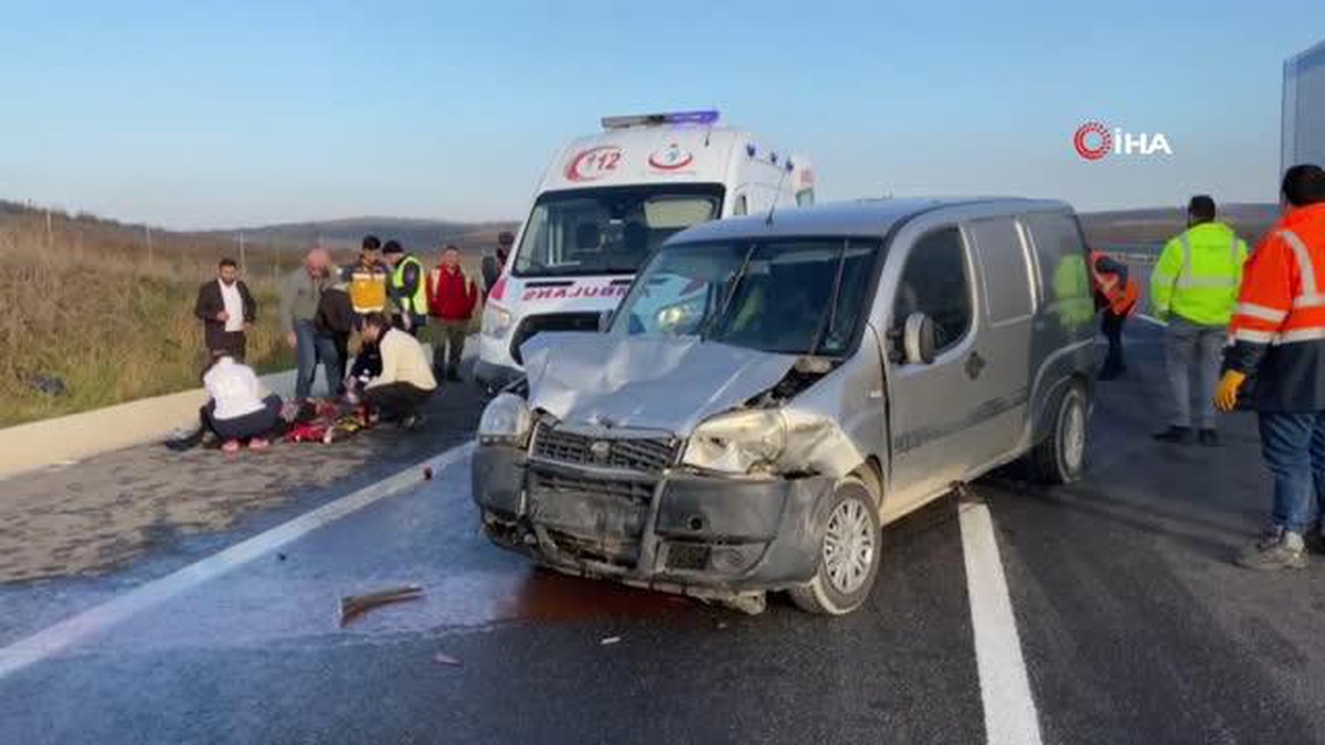 Kuzey Marmara Otoyolu\'nda zincirleme kaza: 2 yaralı
