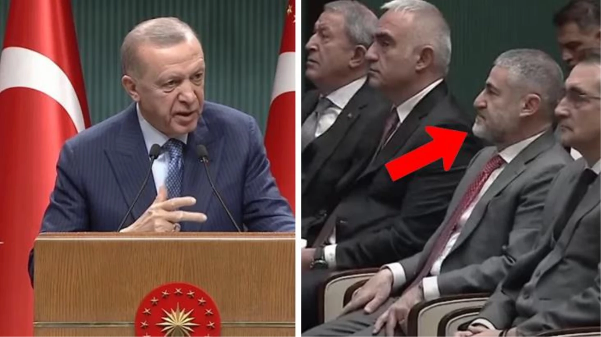 Cumhurbaşkanı Erdoğan, verdiği müjde sonrası Bakan Nebati\'ye takıldı: Merak etme senden para çıkmıyor