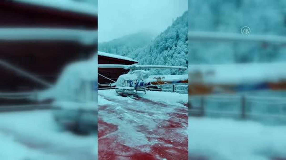 Kaçkar Dağları'nda 'heliski' heyecanı başladı