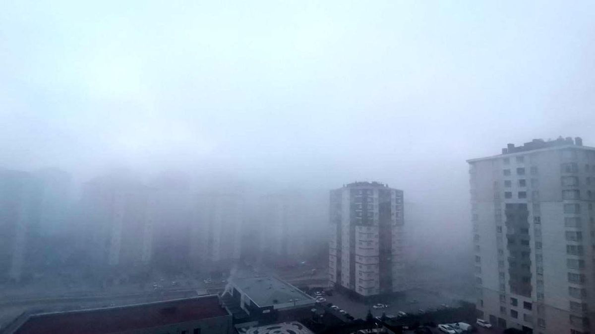 Kayseri\'de sis etkili oldu
