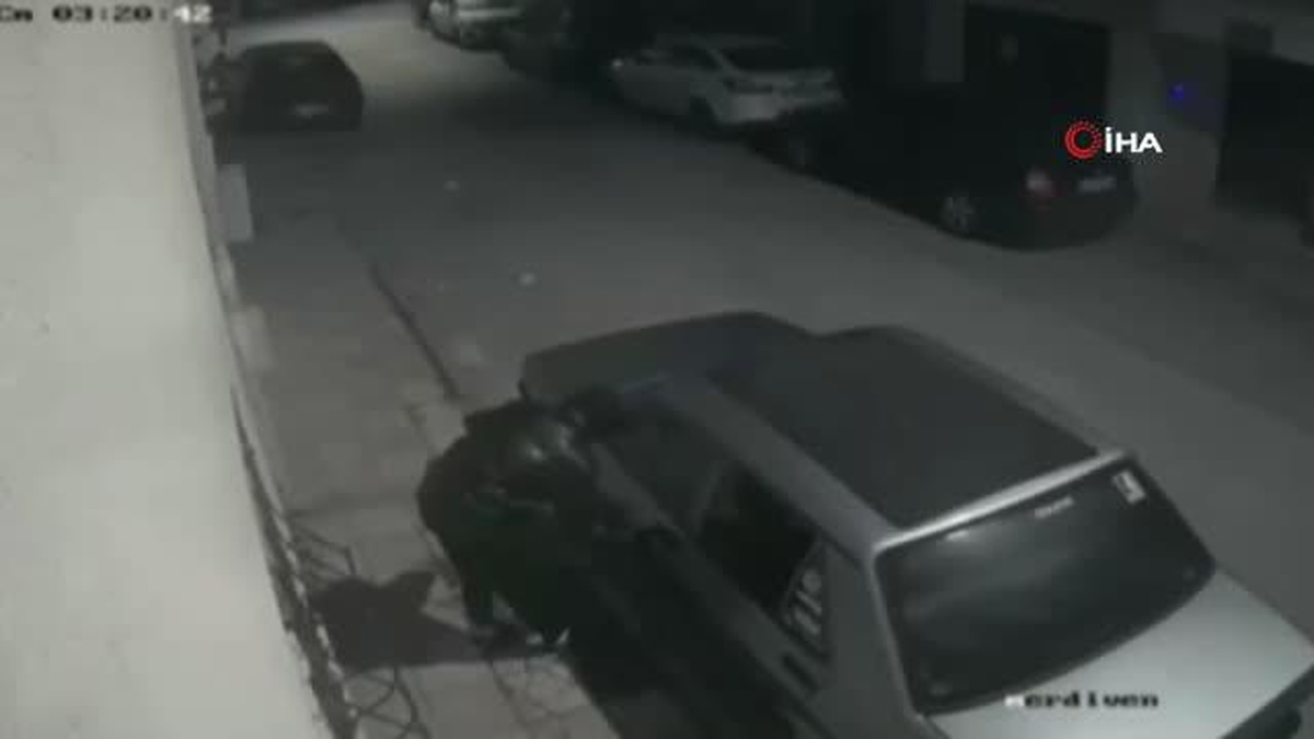 Oto faresi kameralara yakalandı