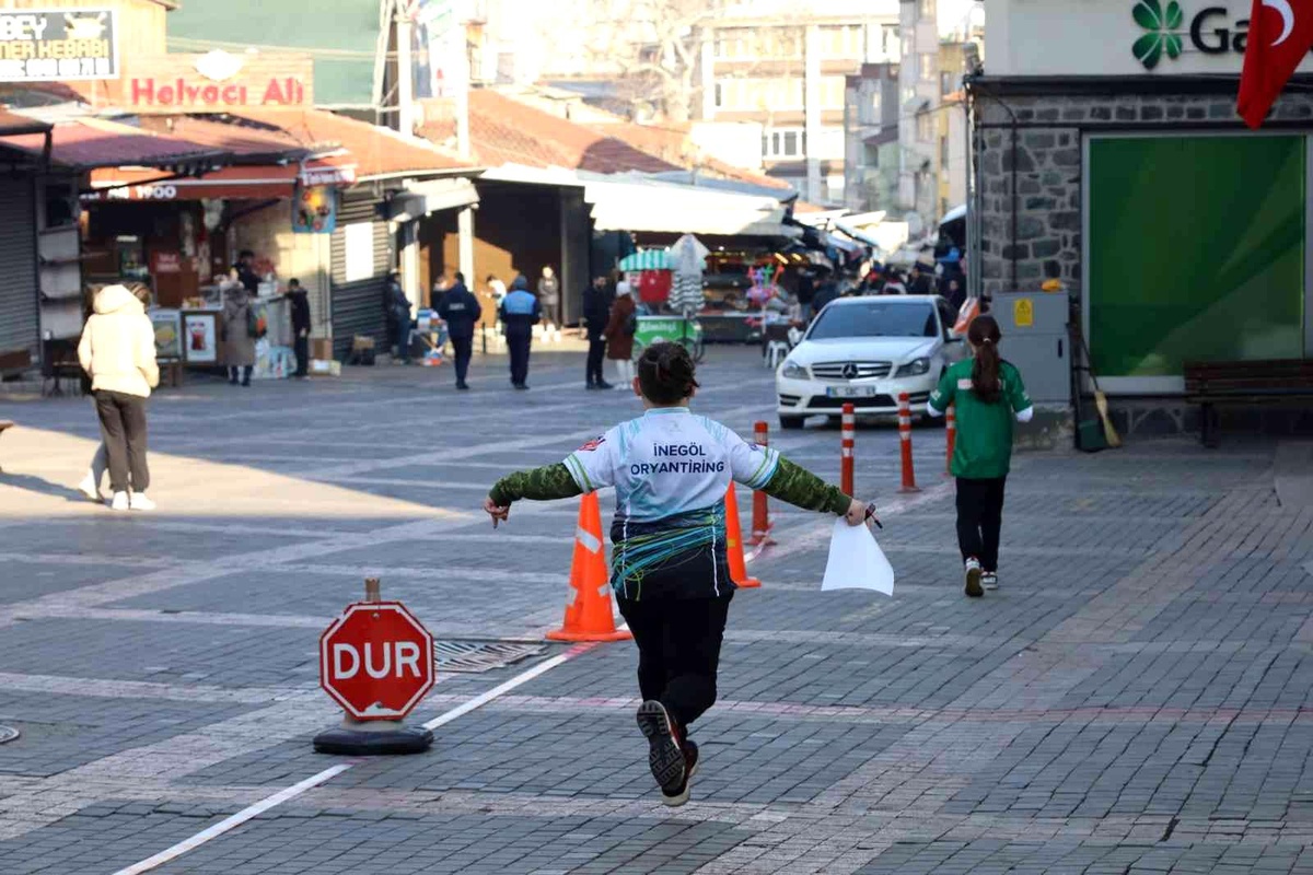 Tarihi çarşıda oryantiring heyecanı