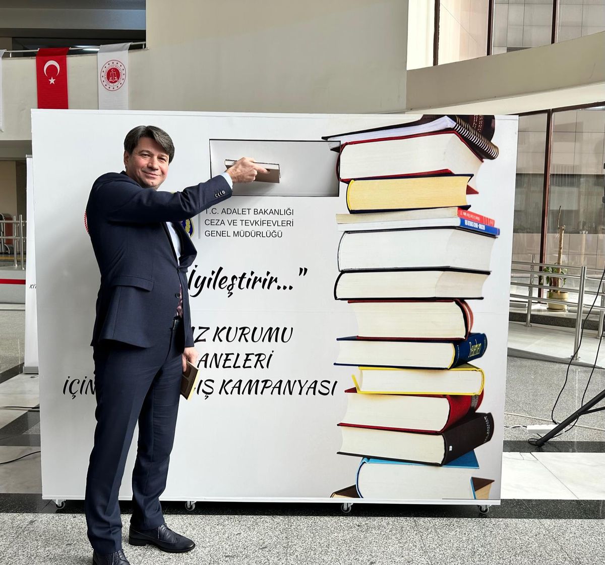Ceza infaz kurumu kütüphaneleri için kitap bağışı kampanyası başlatıldı