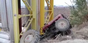 Otomobil ile traktörün çarpıştığı trafik kazasında 1 kişi yaralandı