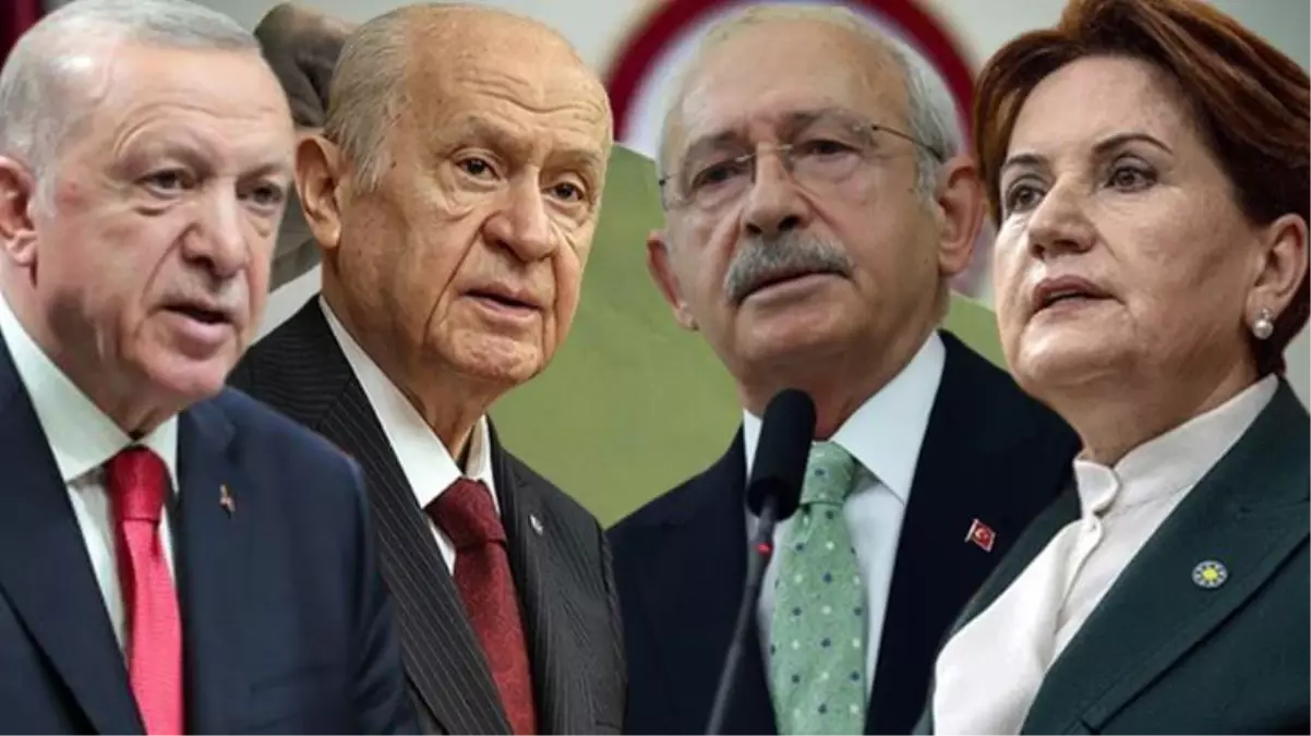 Son seçim anketine Cumhur ile Millet İttifakı\'nın oy oranı damga vurdu! Yarış kafa kafaya
