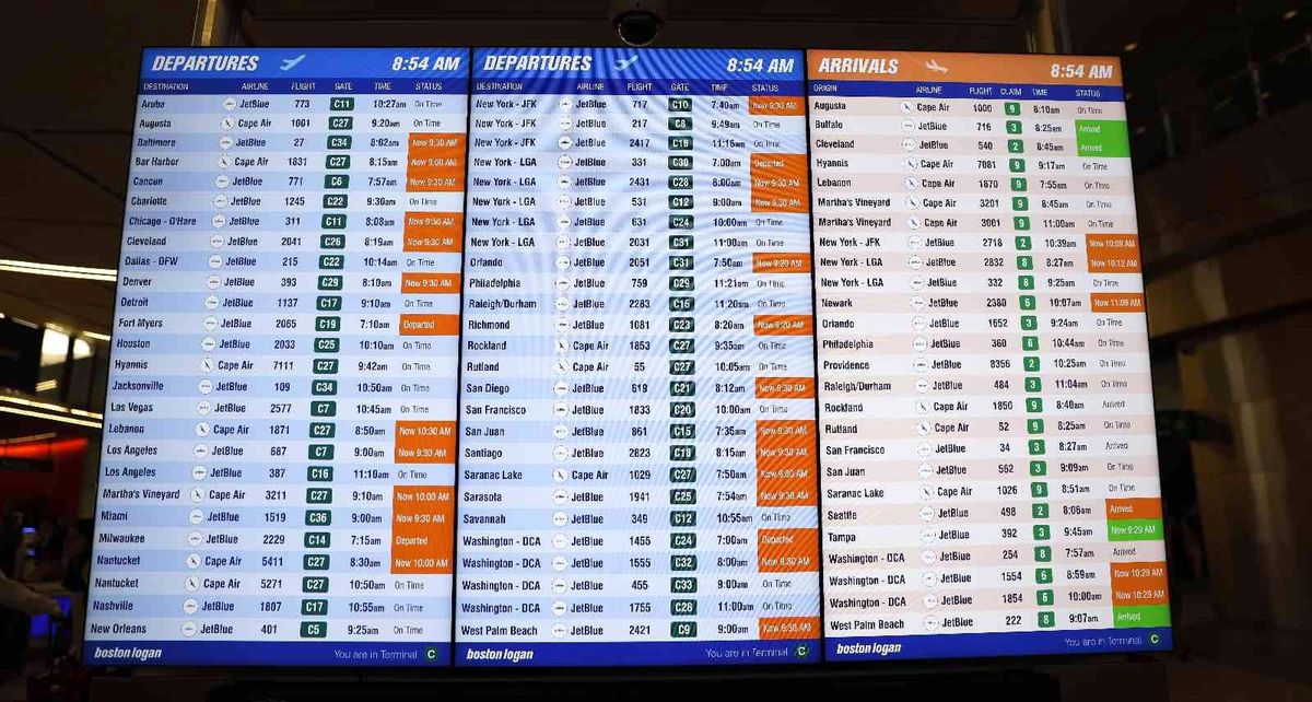 ABD\'de iç hat uçuşları kademeli olarak yeniden başladı