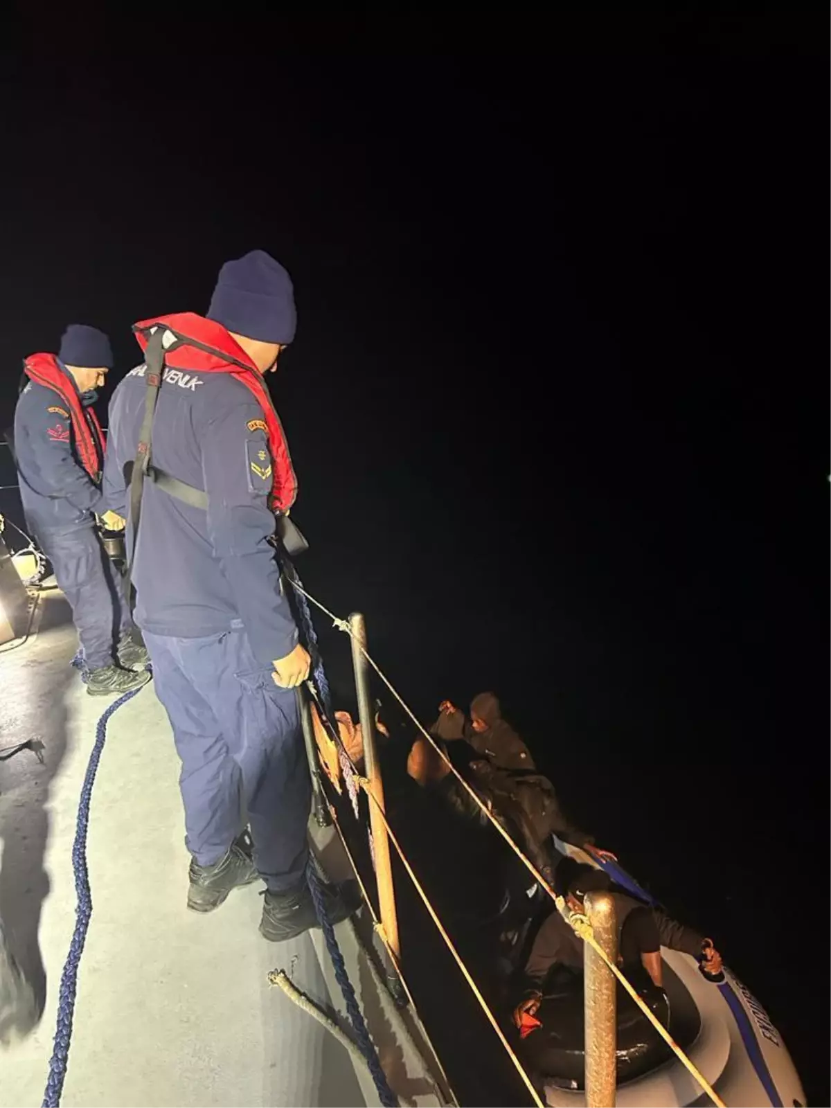 Bodrum açıklarında 7 düzensiz göçmen yakalandı