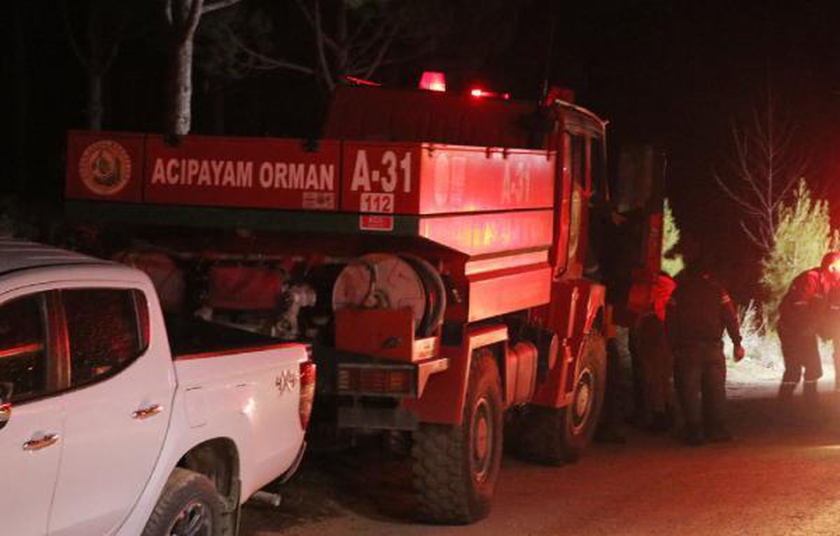 DENİZLİ\'DE ORMAN YANGINI