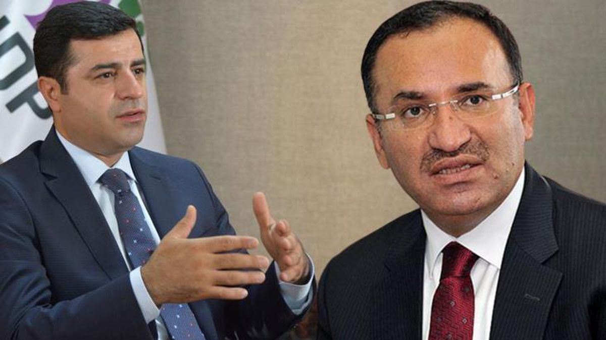 Selahattin Demirtaş'tan Bakan Bozdağ'a olay yanıt: Bizim yerimizde olmanıza fazla kalmadı