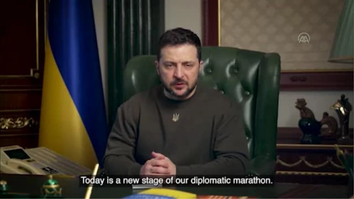 Ukrayna Devlet Başkanı Zelenskiy: "Özgür dünya, Rus saldırganlığını durdurmak için gereken her şeye sahip"