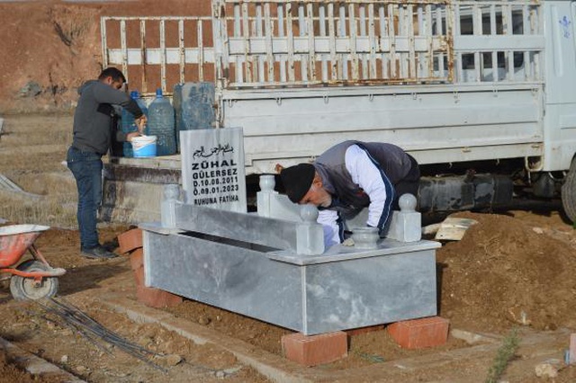 Annesinin cenazesini kabul etmediği zihinsel engelli Zühal'in mezarını, Bakanlık yaptırdı Annesinin cenazesini kabul etmediği zihinsel engelli Zühal'in mezarını, Bakanlık yaptırdı
