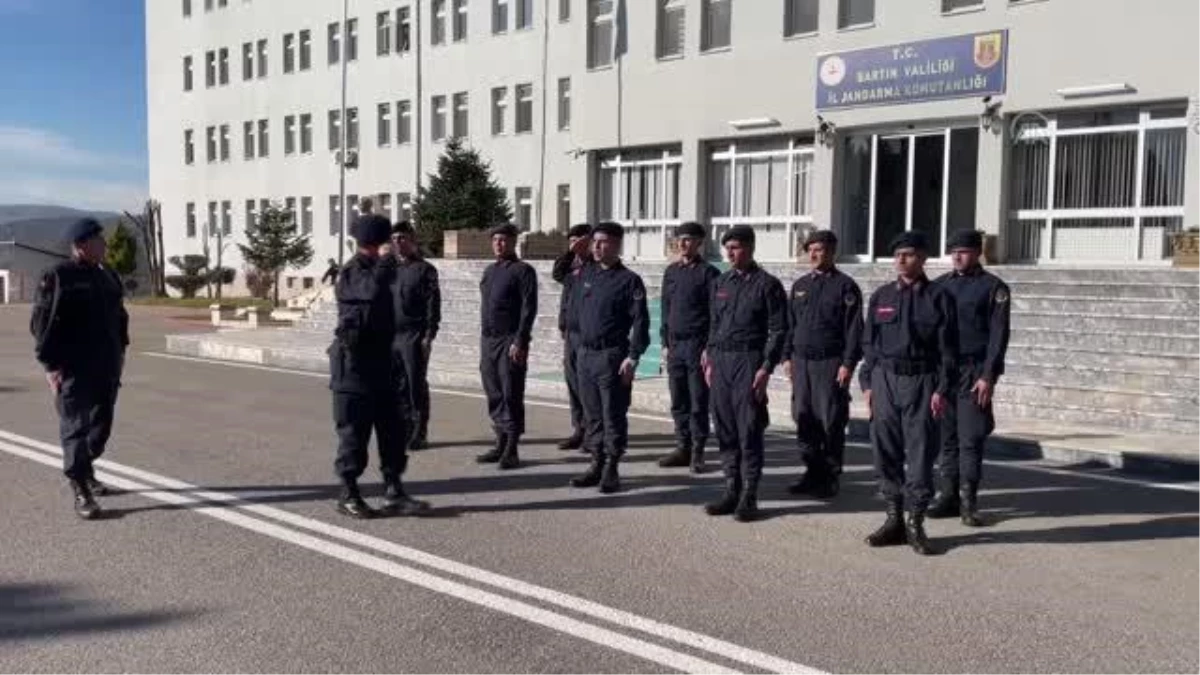 Bartın Jandarma Komutanlığında 2 ikiz askerlik yapıyor