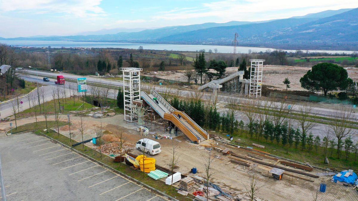 Doğa temalı üst geçitle Ormanya\'ya ulaşım kolaylığı sağlanacak
