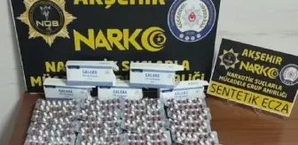 Gelin ve kayınvalidenin valizlerinden 2 bin 520 uyuşturucu hap çıktı