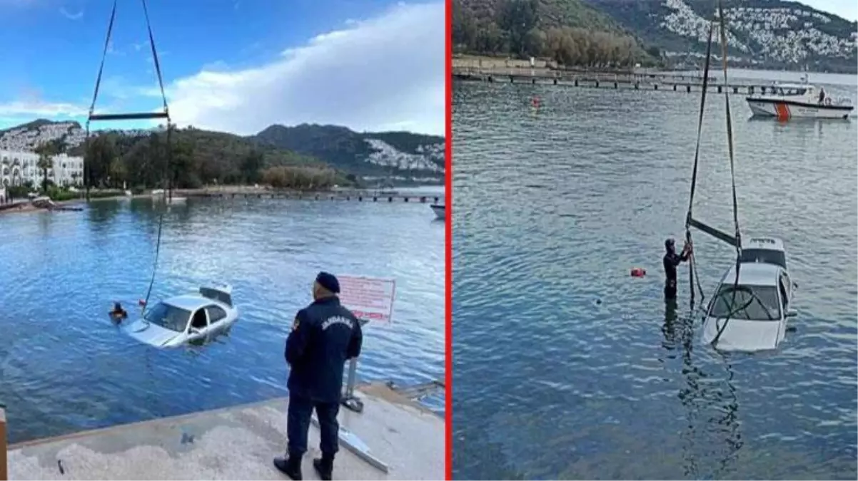 İki kişinin içerisinde olduğu otomobil denize uçtu! 19 yaşındaki genç feci şekilde can verdi